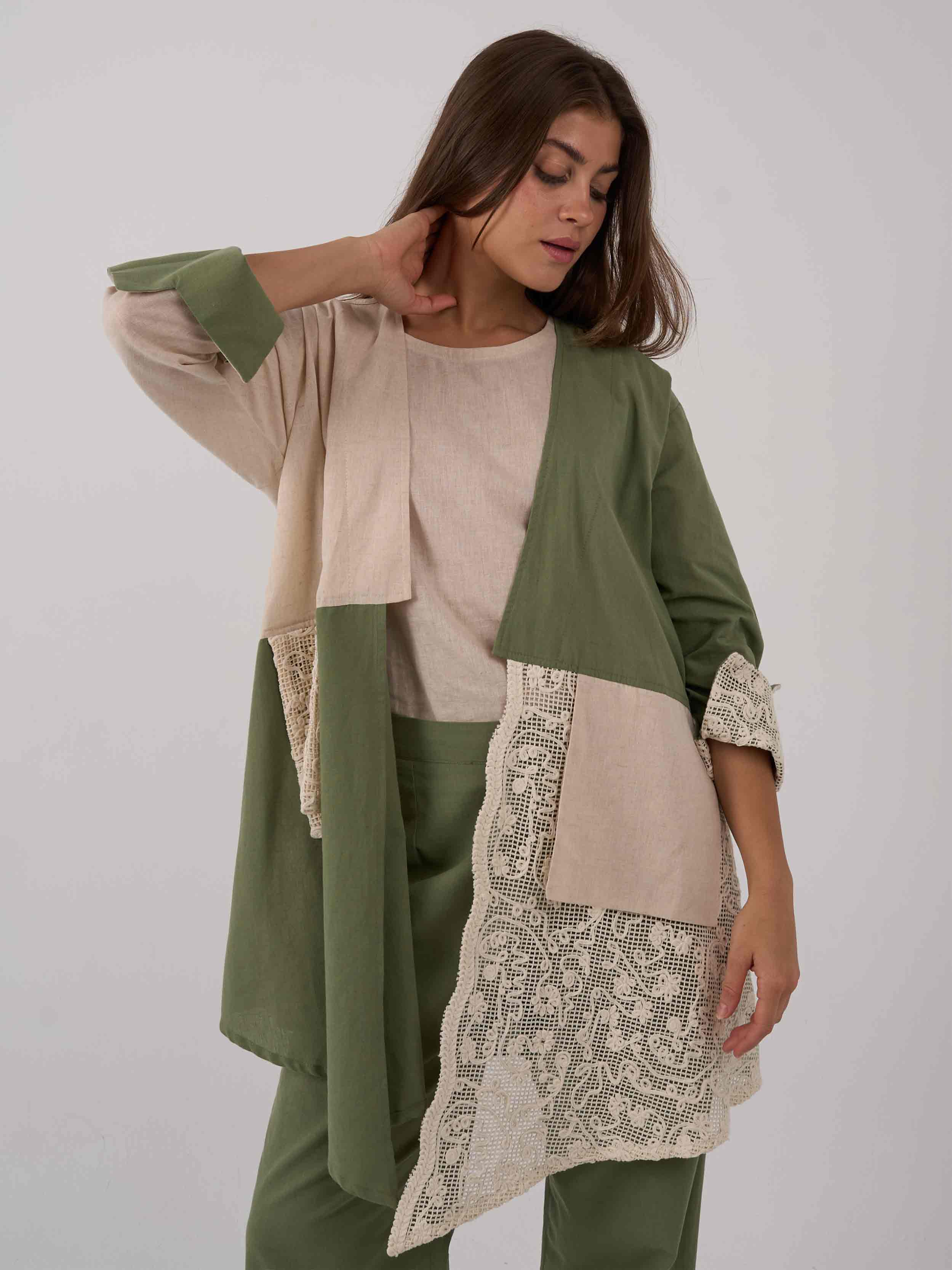 Olive/Beige