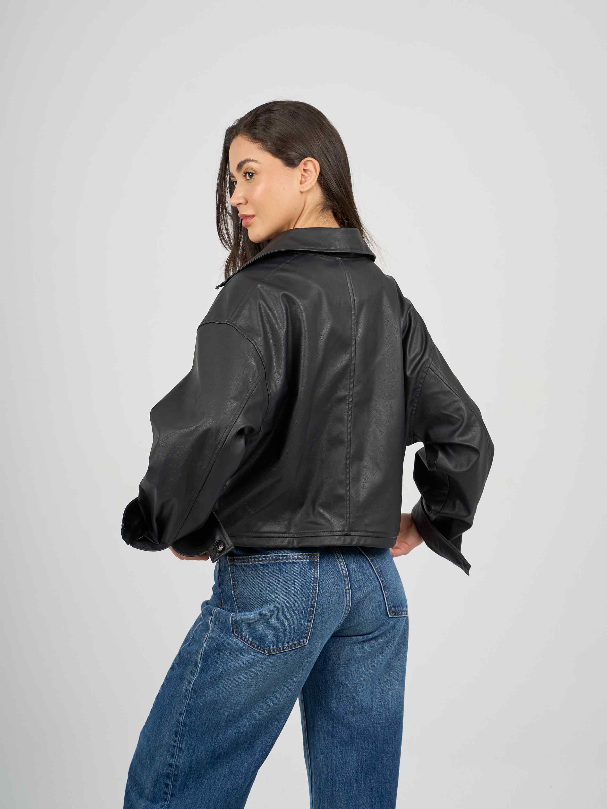 by jay - Women's Short Leather Jacket W25'26 – jay Stores