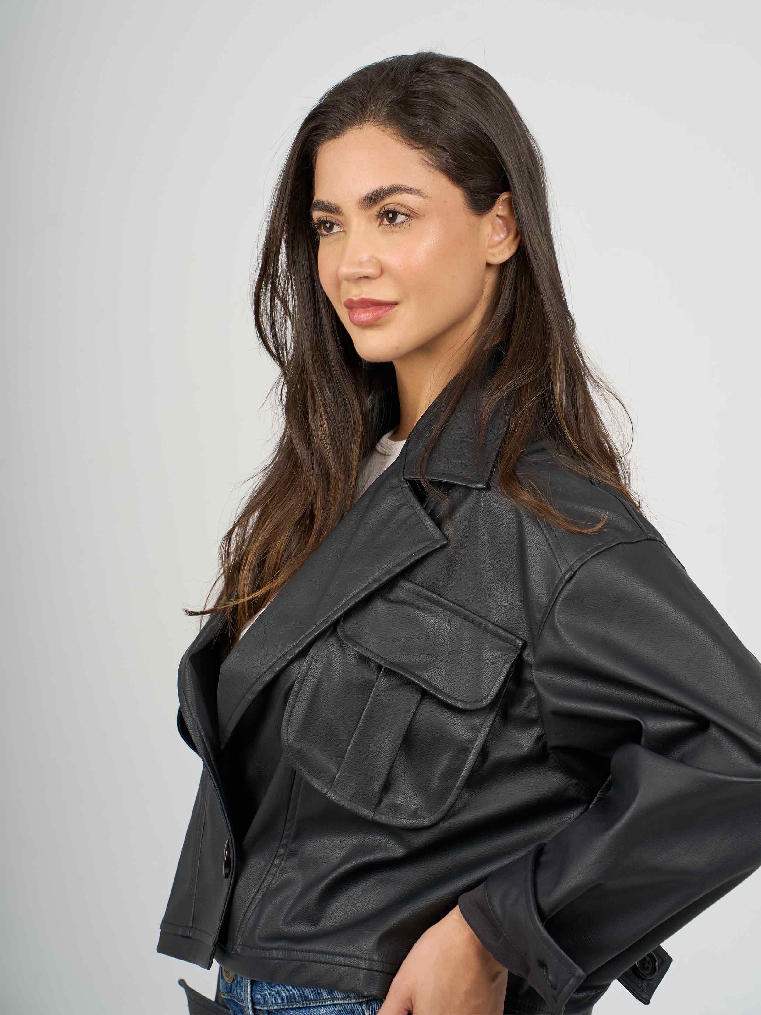 by jay - Women's Short Leather Jacket W25'26 – jay Stores