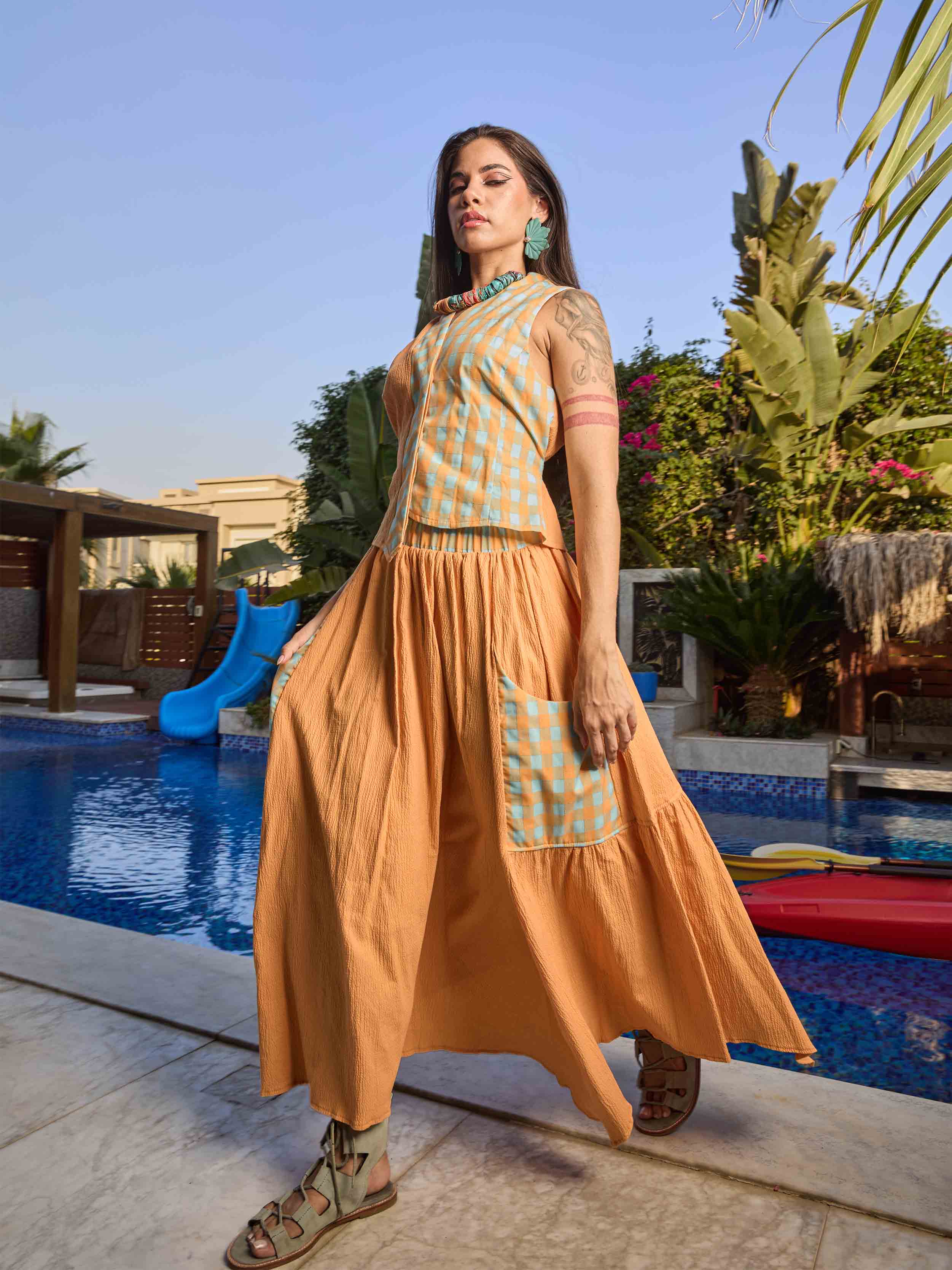 Orange/Turquoise
