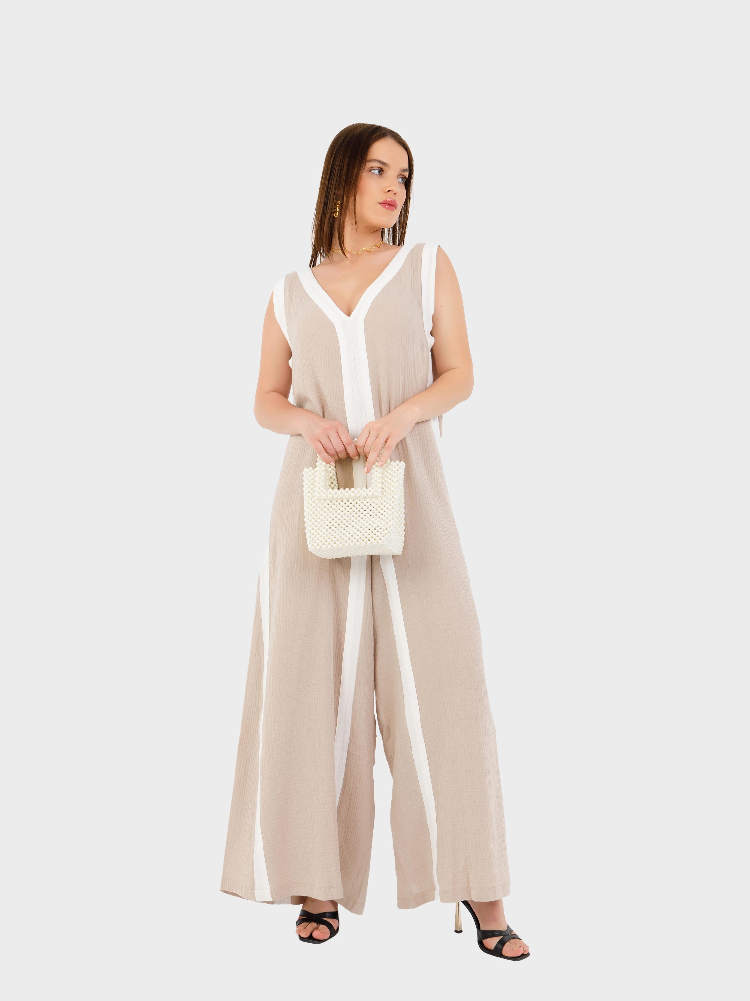 WHITE/BEIGE