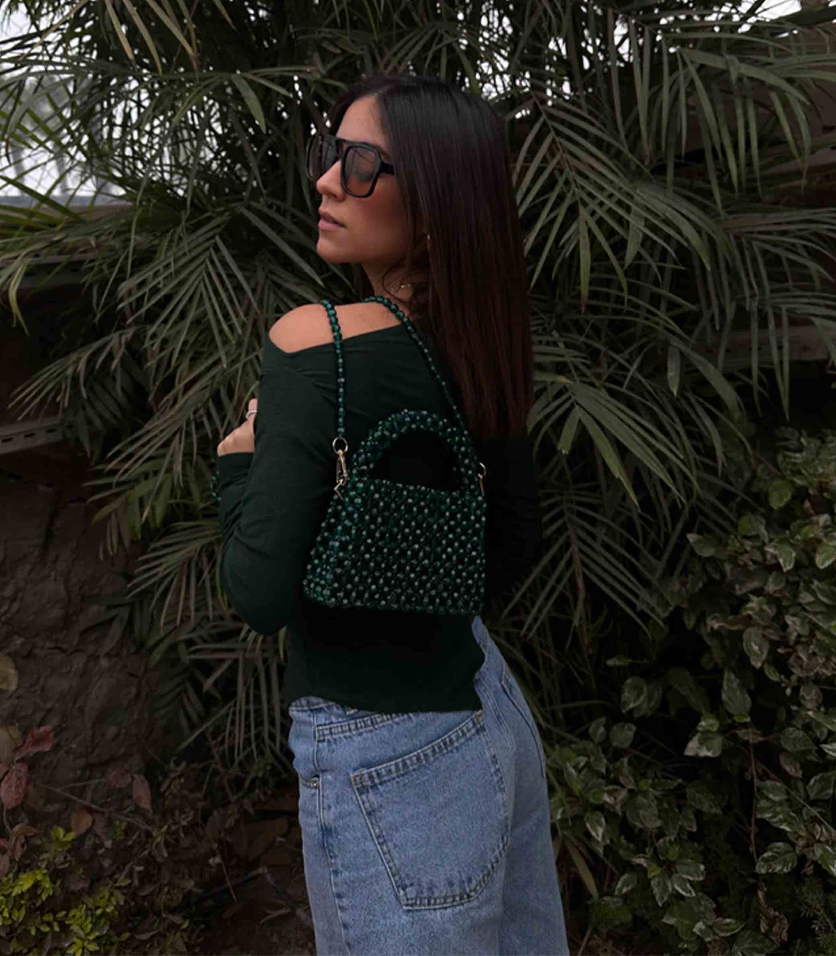 dark green crystal
